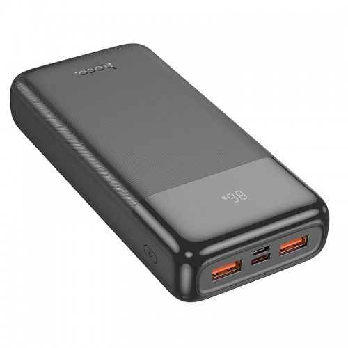 УМБ HOCO Fast fully compatible power bank with digital display 20000mAh J121A |2USB/Type-C, 5A/22.5W, QC/PD| black