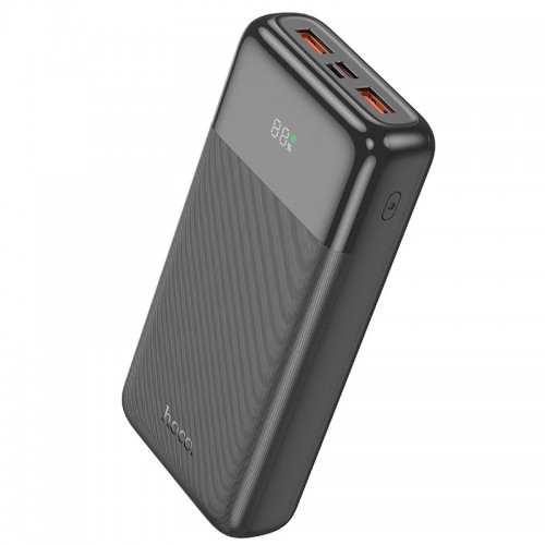 УМБ HOCO Fast fully compatible power bank with digital display 20000mAh J121A |2USB/Type-C, 5A/22.5W, QC/PD| black