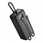 Повербанк Hoco J132B 30000mAh 22.5W з 3 кабелями black