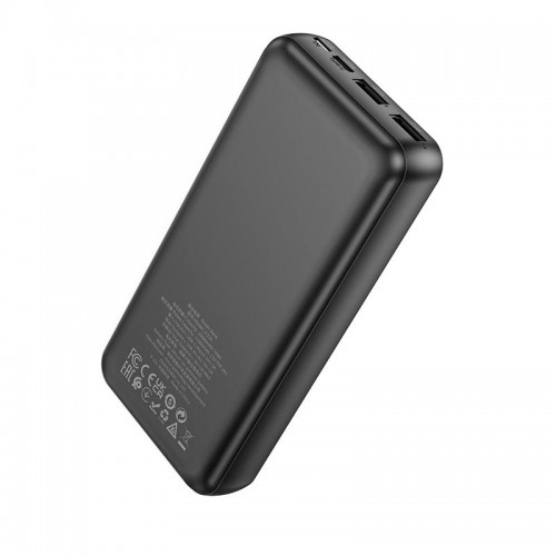 УМБ HOCO Element power bank J123A 20000mAh |2USB/1Type-C, 2A| black