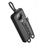 Повербанк Hoco  J132 10000mAh 22.5W з 3 кабелями black