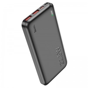 УМБ HOCO Astute fully compatible power bank J101 10000mAh |2USB/1Type-C, 20W/3A, PD/QC| black
