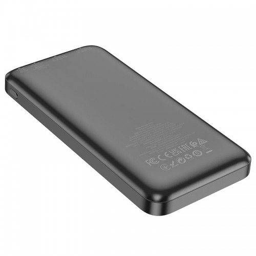 УМБ HOCO Astute fully compatible power bank J101 10000mAh |2USB/1Type-C, 20W/3A, PD/QC| black