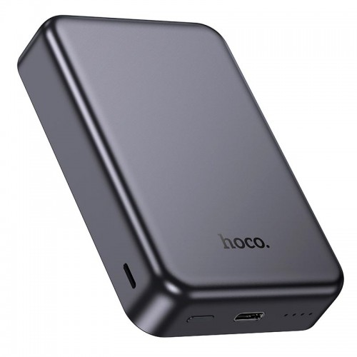 УМБ HOCO Original PD magnetic power bank 10000mAh J160A |1Type-C/1Lightning, 20W/3A, PD/QC| grey