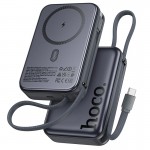 Power Bank MagSafe Hoco Q44A 45W 20000mAh с кабелем Type-C Серый