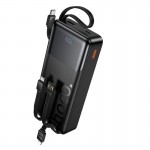 Повербанк Hoco J156A 20000mAh 22.5W з 4 кабелями black