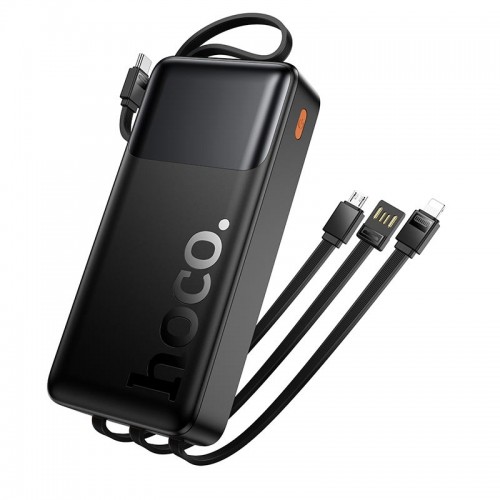 УМБ HOCO Founder PD fully compatible power bank with four cables 20000mAh J156A |1USB/1Type-C, 22.5W/3A, PD/QC| black