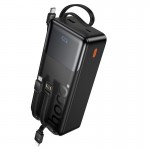 Повербанк Hoco J156B 30000mAh 22.5W з 4 кабелями black