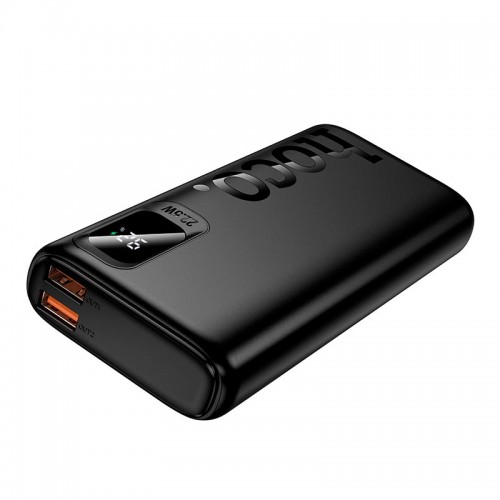 УМБ HOCO Runner PD fully compatible power bank J158 Pro 10000mAh |2USB/1Type-C, 22.5W/3A, PD/QC| black
