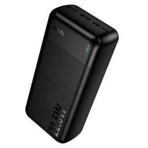 УМБ HOCO Essence PD fully compatible power bank J159B 30000mAh |2USB/1Type-C, 22.5W/3A, PD/QC| black