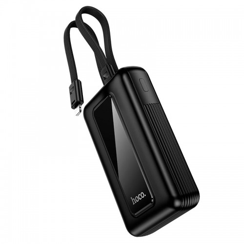 Повербанк Hoco J162 10000mAh 22.5W з 2 кабелями black
