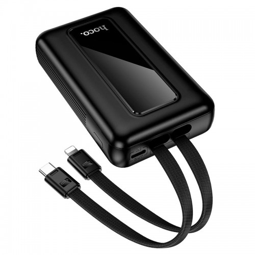 Повербанк Hoco J162 10000mAh 22.5W з 2 кабелями black