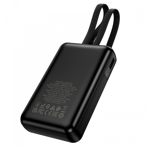 Повербанк Hoco J162 10000mAh 22.5W з 2 кабелями black