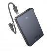 УМБ HOCO Starlight PD fully compatible power bank with cable J170 10000mAh |1USB/2Type-C, 22.5W/3A, grey