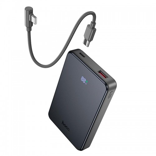 УМБ HOCO Starlight PD fully compatible power bank with cable J170 10000mAh |1USB/2Type-C, 22.5W/3A, grey