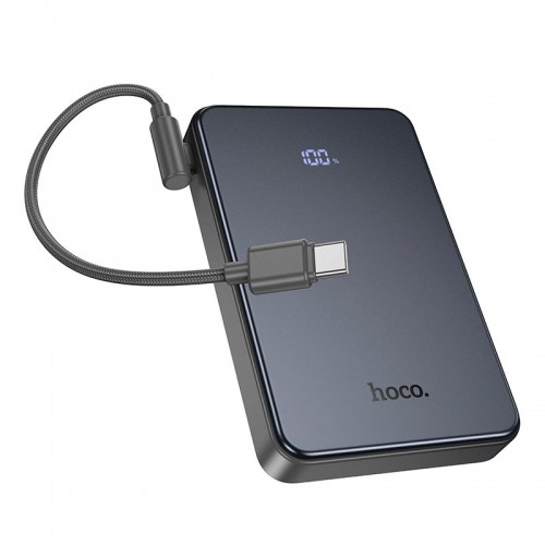 УМБ HOCO Starlight PD fully compatible power bank with cable J170 10000mAh |1USB/2Type-C, 22.5W/3A, grey