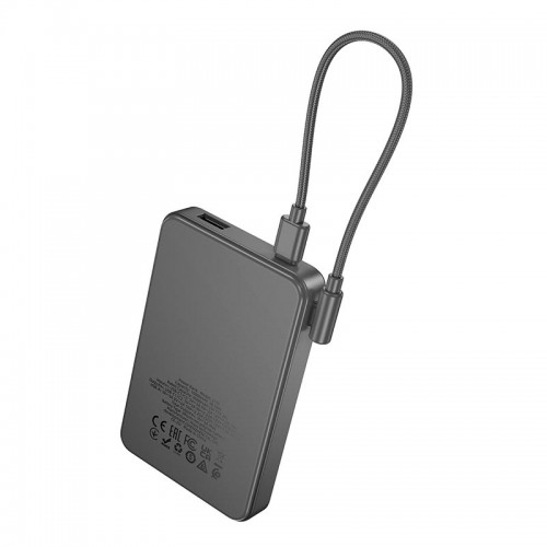 УМБ HOCO Starlight PD fully compatible power bank with cable J170 10000mAh |1USB/2Type-C, 22.5W/3A, grey