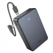 УМБ HOCO Starlight PD fully compatible power bank with cable J170A 20000mAh |1USB/2Type-C, 22.5W/3A, PD/QC| grey