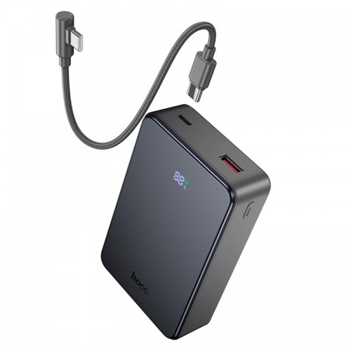 УМБ HOCO Starlight PD fully compatible power bank with cable J170A 20000mAh |1USB/2Type-C, 22.5W/3A, PD/QC| grey