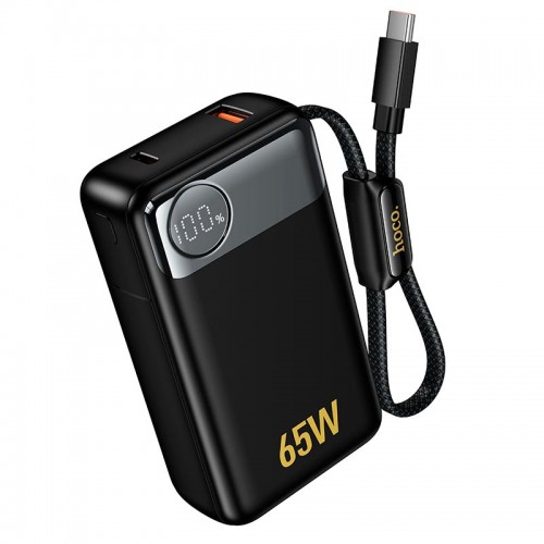 УМБ HOCO Skillful PD65W Power Bank Q53 12000mAh |1USB/1Type-C, 65W/3A, PD/QC| black
