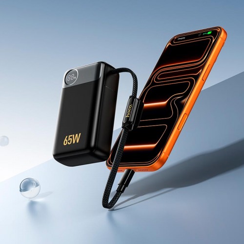 УМБ HOCO Skillful PD65W Power Bank Q53 12000mAh |1USB/1Type-C, 65W/3A, PD/QC| black