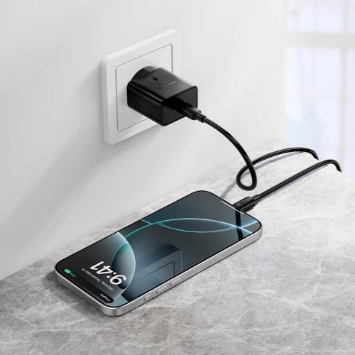 Адаптер сетевой HOCO Star single port PD charger N76 |25W/3A, PD/QC, GaN|