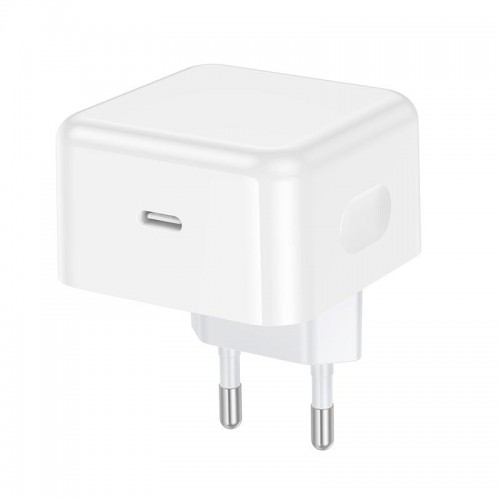 Адаптер мережний HOCO Speed single port PD charger C161A |1Type-C, 40W/3A, PD/QC| white