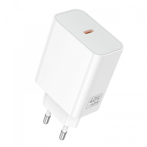 Адаптер мережний HOCO Source single port PD charger C162A |1Type-C, 40W/3A, PD/QC| black