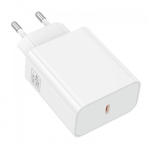 Адаптер мережний HOCO Source single port PD charger C162A |1Type-C, 40W/3A, PD/QC| black