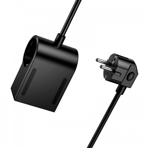 Адаптер мережний HOCO Win 1 position PD desktop socket AC33 (L=1.5M) |2Type-C/1USB/DC, 30W/3A, PD/QC| black