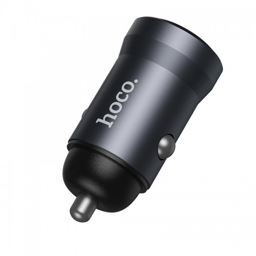 Адаптер автомобильный HOCO Energy single port PD car charger Z62A |1Type-C, 30W/3A, PD/QC|