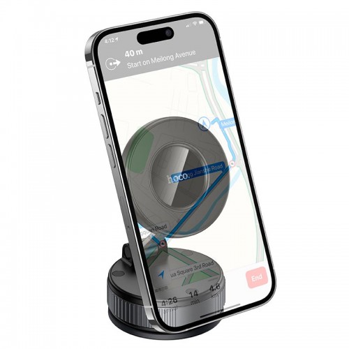 Держатель HOCO Dragon manual suction cup magnetic holder (universal) H86 |4.5-7"|