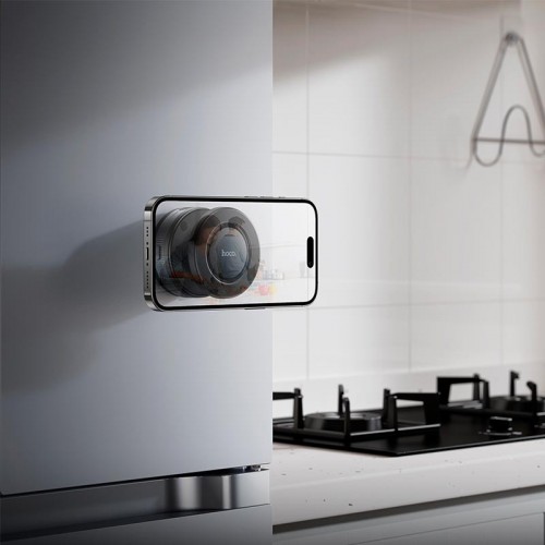 Тримач HOCO Dragon electric suction cup magnetic holder (universal) H87 |4.5-7"| grey