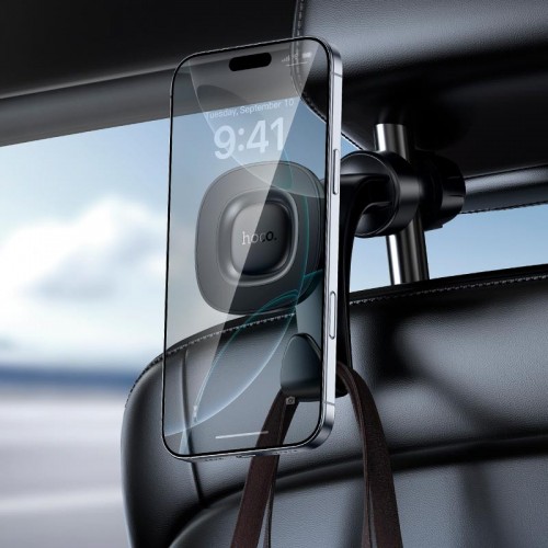 Утримувач HOCO Crown magnetic car holder H99 (headrest) |4.5-7"| black