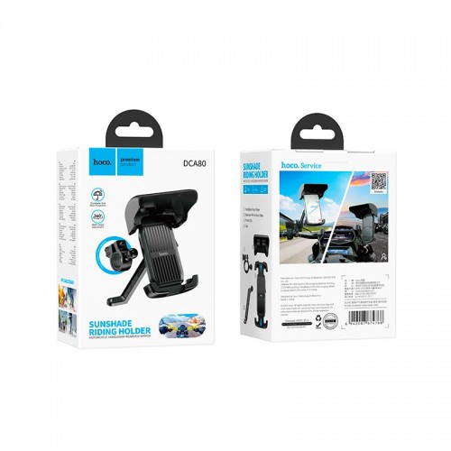 Утримувач HOCO Sunshade riding holder DCA80 black