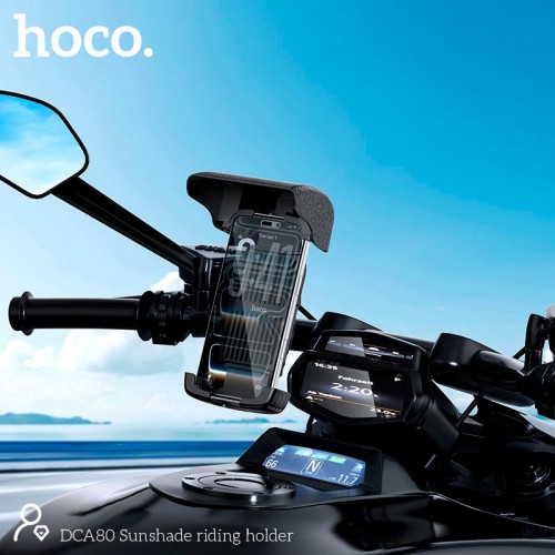 Утримувач HOCO Sunshade riding holder DCA80 black