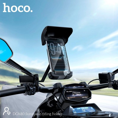 Утримувач HOCO Sunshade riding holder DCA80 black