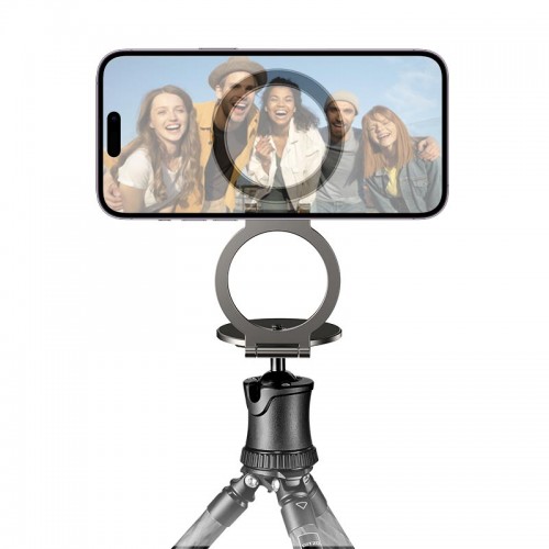 Утримувач HOCO Whale magnetic ring holder H102 (multi-scene) black