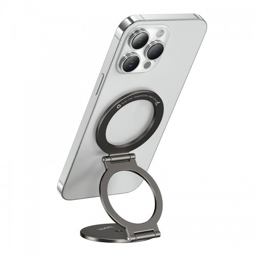 Утримувач HOCO Whale magnetic ring holder H102 (multi-scene) black