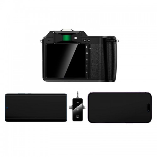 Микрофон HOCO Fair dual-mic wireless microphone L20C (iP/Type-C/3.5) |ENC, 2.4G|