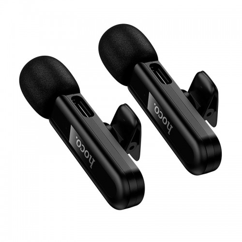 Микрофон HOCO Fair dual-mic wireless microphone L20C (iP/Type-C/3.5) |ENC, 2.4G|