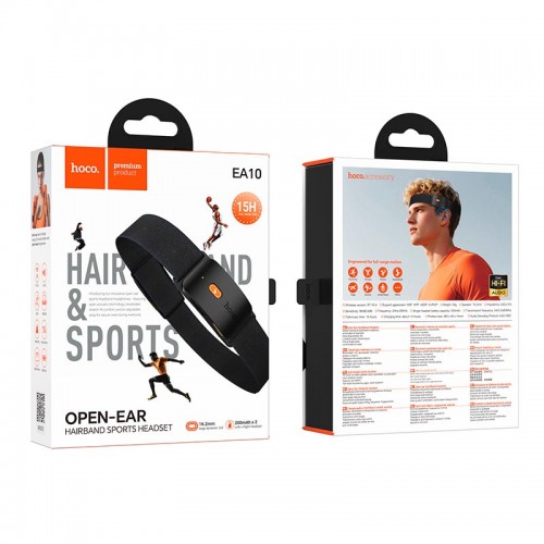 Навушники HOCO Energica hairband sports BT headset EA10 |BT5.4, 15h| black
