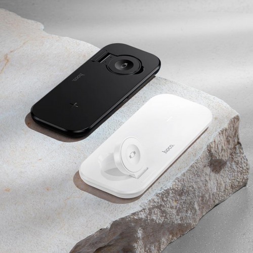 Зарядка Qi HOCO North 3-in-1 desktop wireless fast charger CW65 |15W|