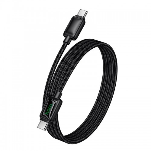 Кабель HOCO Type-C to Type-C Mundo charging data cable U146 |1.2m, 60W| black