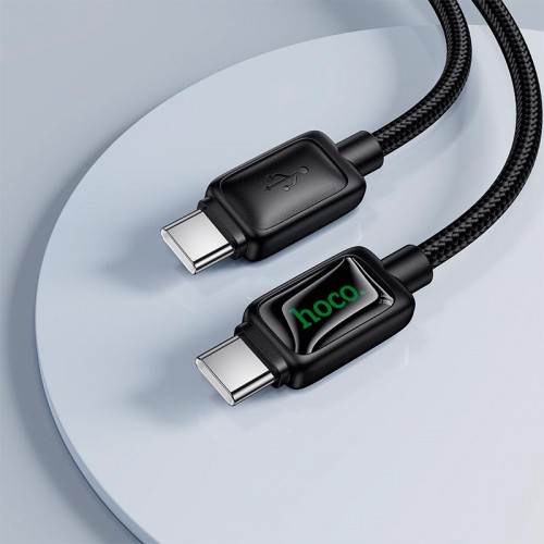 Кабель HOCO Type-C to Type-C Mundo charging data cable U146 |1.2m, 60W| black