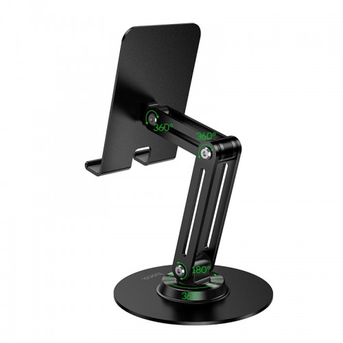 Утримувач HOCO Suntuoso desktop stand HD15 |4.5-7"| black