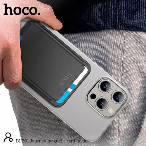 Кишеня для кредиток HOCO Journey magnetic card holder DLB01 black