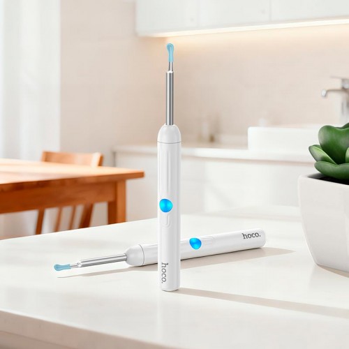Ушная щетка с камерой HOCO Ears cleaning tool with camera HP65 |Wi-Fi, App|
