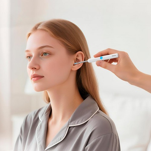 Ушная щетка с камерой HOCO Ears cleaning tool with camera HP65 |Wi-Fi, App|