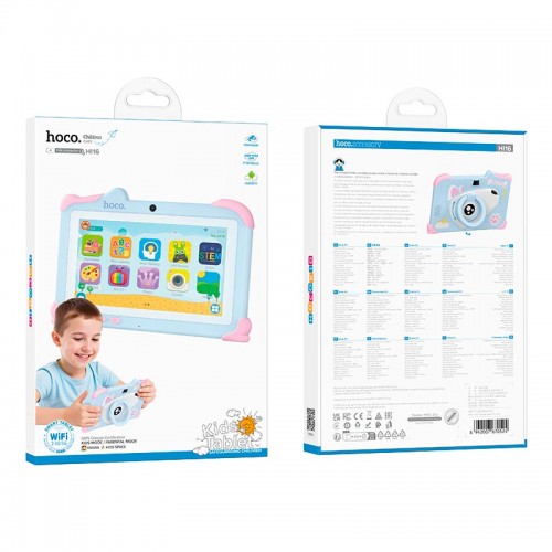 Планшет HOCO HI16 children tablet PC |7" HD, Android 11, 2.4G/5G, WiFi, BT5.0 0.3/2MP, 2+2 RAM/32 ROM|